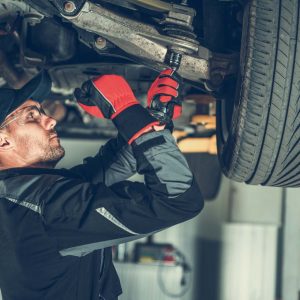 Diagnostics and suspension repair, replacement of shock absorbers, brake pads and discs.